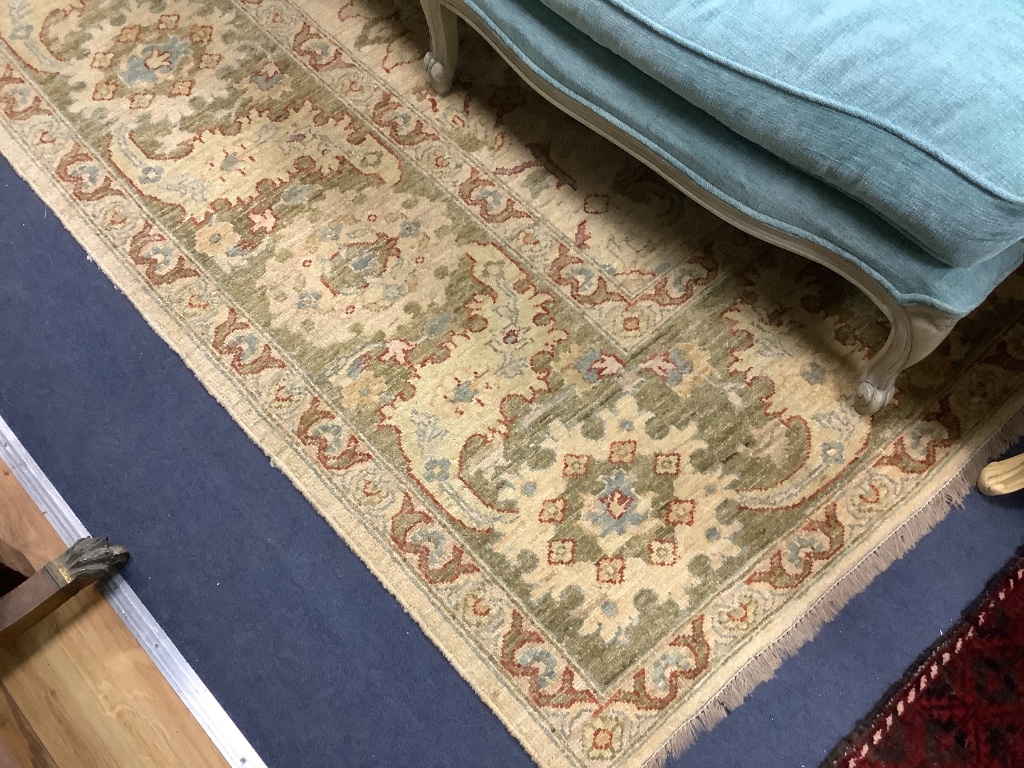 A Ziegler style floral carpet, 345 x 278cm